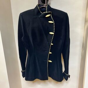 Susan and Knight Black Blazer and Skirt Set